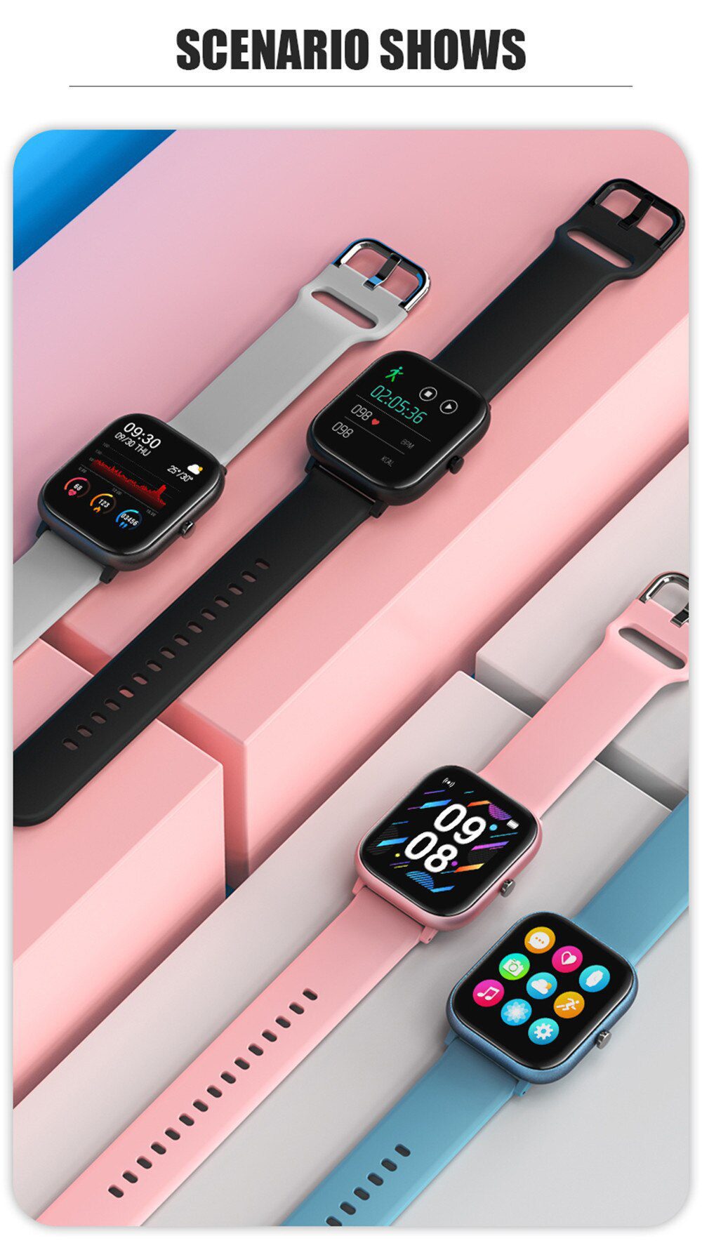 Sport Smart Watch Men Full Touch Screen Waterproof Sleep Tracker Smartwatch Women Blood Pressure Heart Rate Monitor Watch PK P8 Sport Smart Watch Men Full Touch Screen Waterproof Sleep Tracker Smartwatch Women Blood Pressure Heart Rate Monitor Watch PK P8