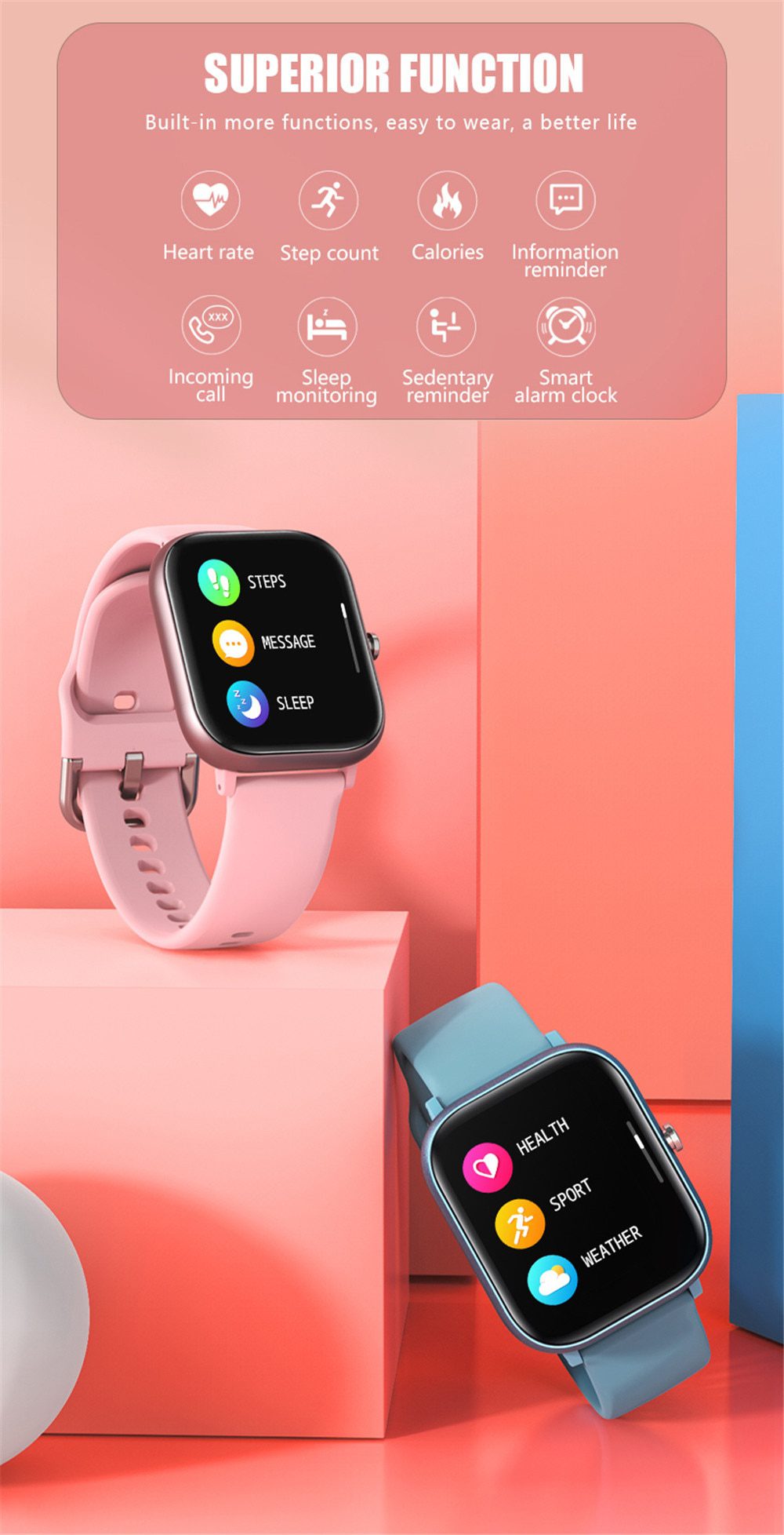 Sport Smart Watch Men Full Touch Screen Waterproof Sleep Tracker Smartwatch Women Blood Pressure Heart Rate Monitor Watch PK P8 Sport Smart Watch Men Full Touch Screen Waterproof Sleep Tracker Smartwatch Women Blood Pressure Heart Rate Monitor Watch PK P8