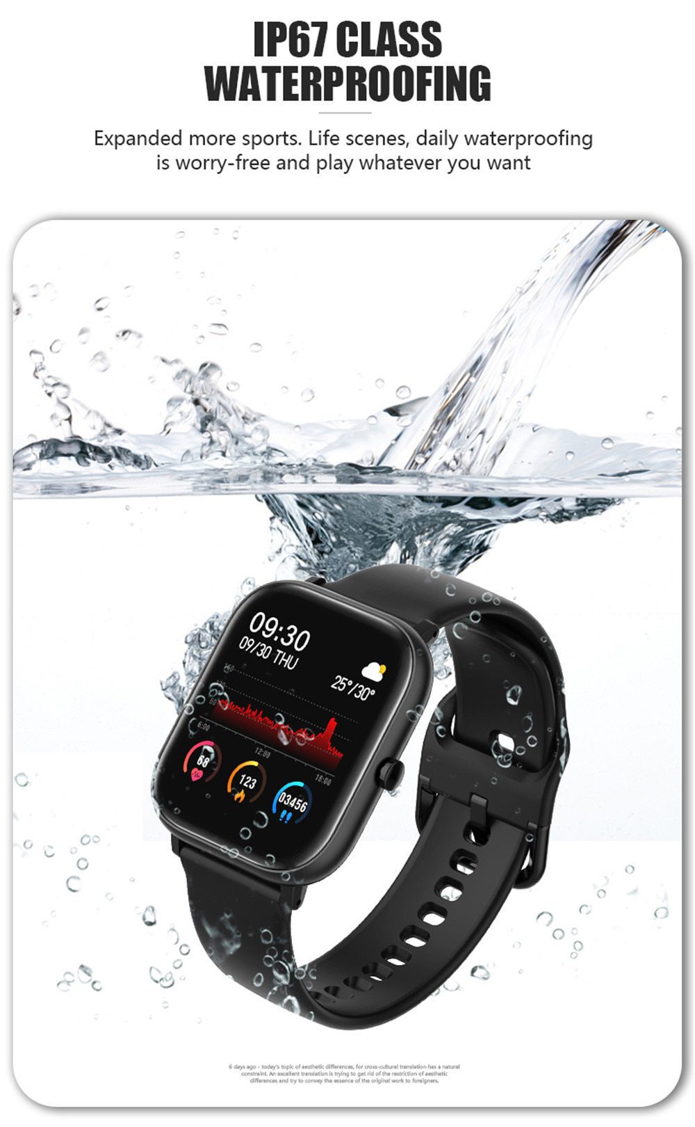 Sport Smart Watch Men Full Touch Screen Waterproof Sleep Tracker Smartwatch Women Blood Pressure Heart Rate Monitor Watch PK P8 Sport Smart Watch Men Full Touch Screen Waterproof Sleep Tracker Smartwatch Women Blood Pressure Heart Rate Monitor Watch PK P8