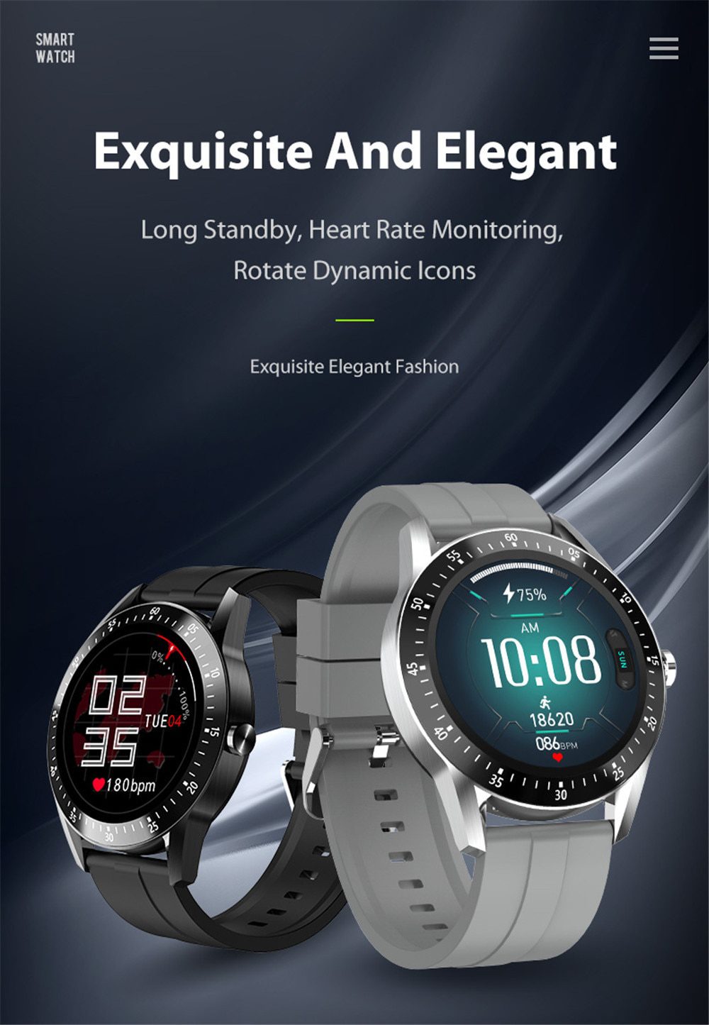 Men Smart Watch 2020 Waterproof Blood Pressure Fitness Tracker Smartwatch Women Intelligent Clock Sport Watches For Android IOS Men Smart Watch 2020 Waterproof Blood Pressure Fitness Tracker Smartwatch Women Intelligent Clock Sport Watches For Android IOS