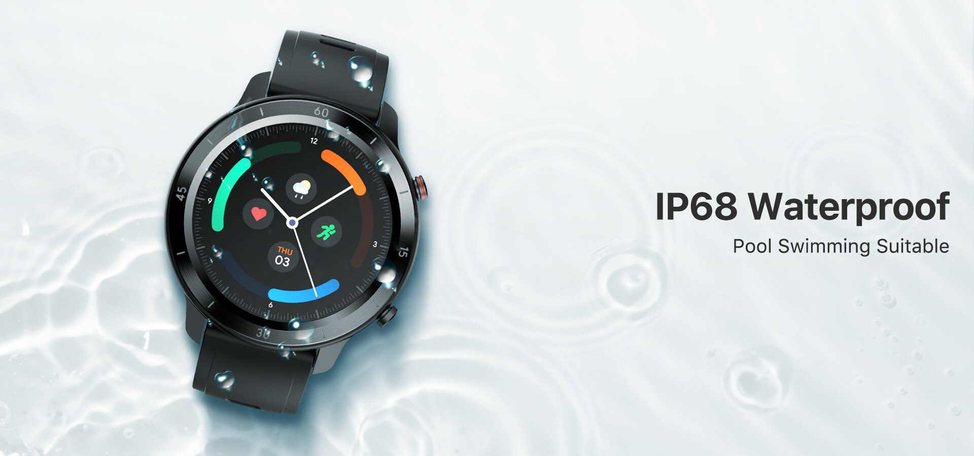 TicWatch GTX Fitness Smartwatch for Android &IPhone Long Battery Life IP68 Waterproof Heart Rate Monitoring Sleep Tracking TicWatch GTX Fitness Smartwatch for Android &IPhone Long Battery Life IP68 Waterproof Heart Rate Monitoring Sleep Tracking