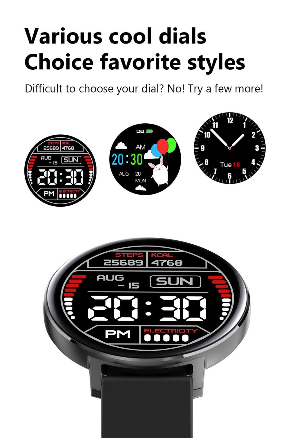 Full Touch Smart Watch Men Women IP68 Waterproof Smartwatch Heart Rate Fitness Tracker Twitter Reminder Round Smart Watches 2020 Full Touch Smart Watch Men Women IP68 Waterproof Smartwatch Heart Rate Fitness Tracker Twitter Reminder Round Smart Watches 2020