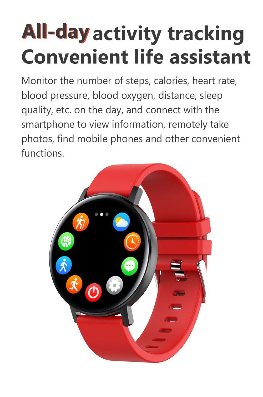Full Touch Smart Watch Men Women IP68 Waterproof Smartwatch Heart Rate Fitness Tracker Twitter Reminder Round Smart Watches 2020 Full Touch Smart Watch Men Women IP68 Waterproof Smartwatch Heart Rate Fitness Tracker Twitter Reminder Round Smart Watches 2020