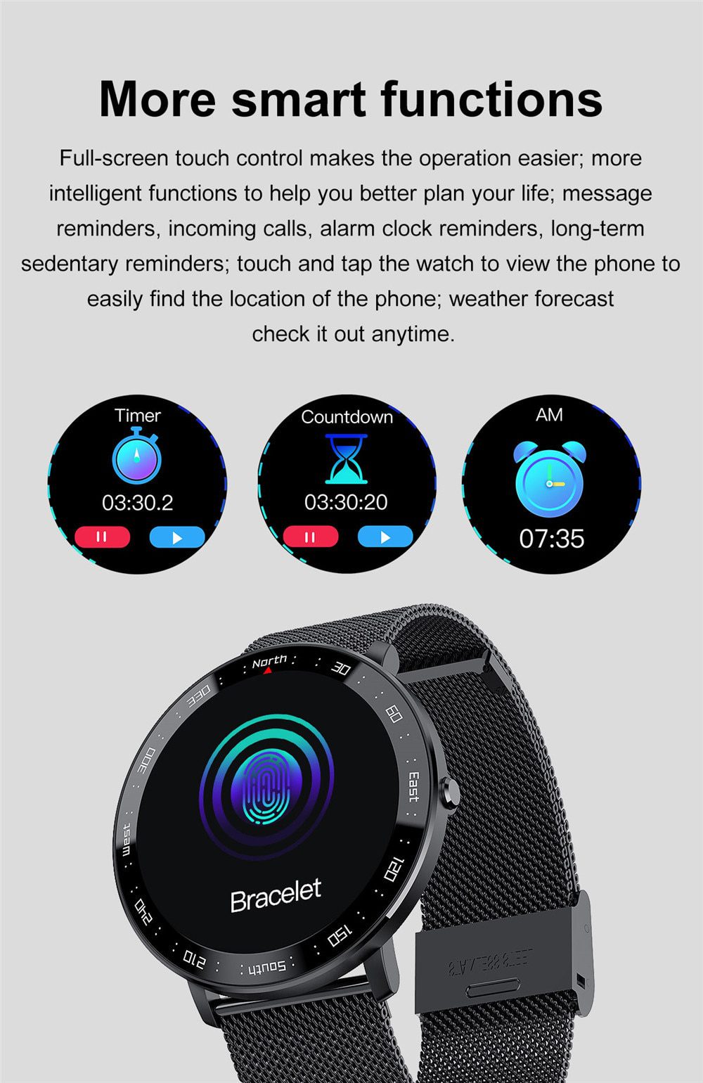 Full Touch Smart Watch Men Fitness Tracker Blood Pressure Smartwatch Women Bluetooth Electronics Smart Clock For Android IOS Full Touch Smart Watch Men Fitness Tracker Blood Pressure Smartwatch Women Bluetooth Electronics Smart Clock For Android IOS