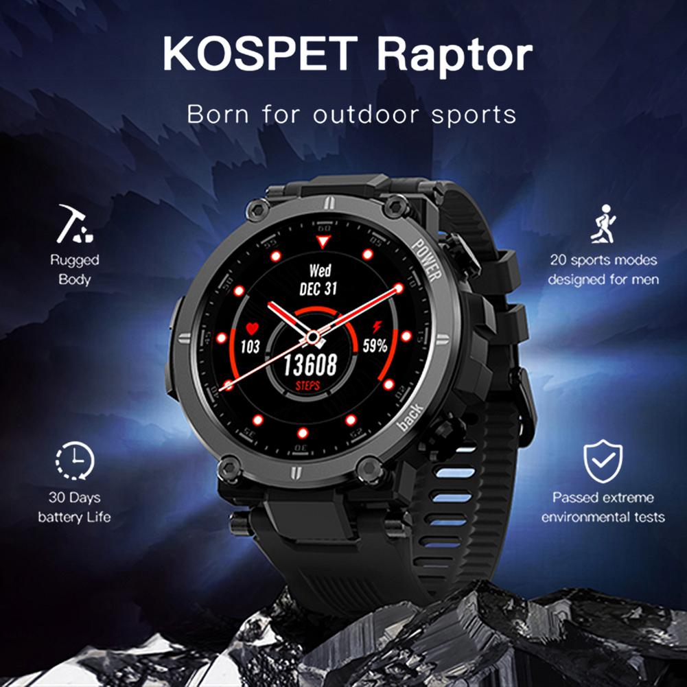 Smart Watch Men Women Heart Rate Monitor IP68waterproof Fitness Tracker Smart Clock Multi UI Dials Smartwatch For KOSPET Raptor Smart Watch Men Women Heart Rate Monitor IP68waterproof Fitness Tracker Smart Clock Multi UI Dials Smartwatch For KOSPET Raptor