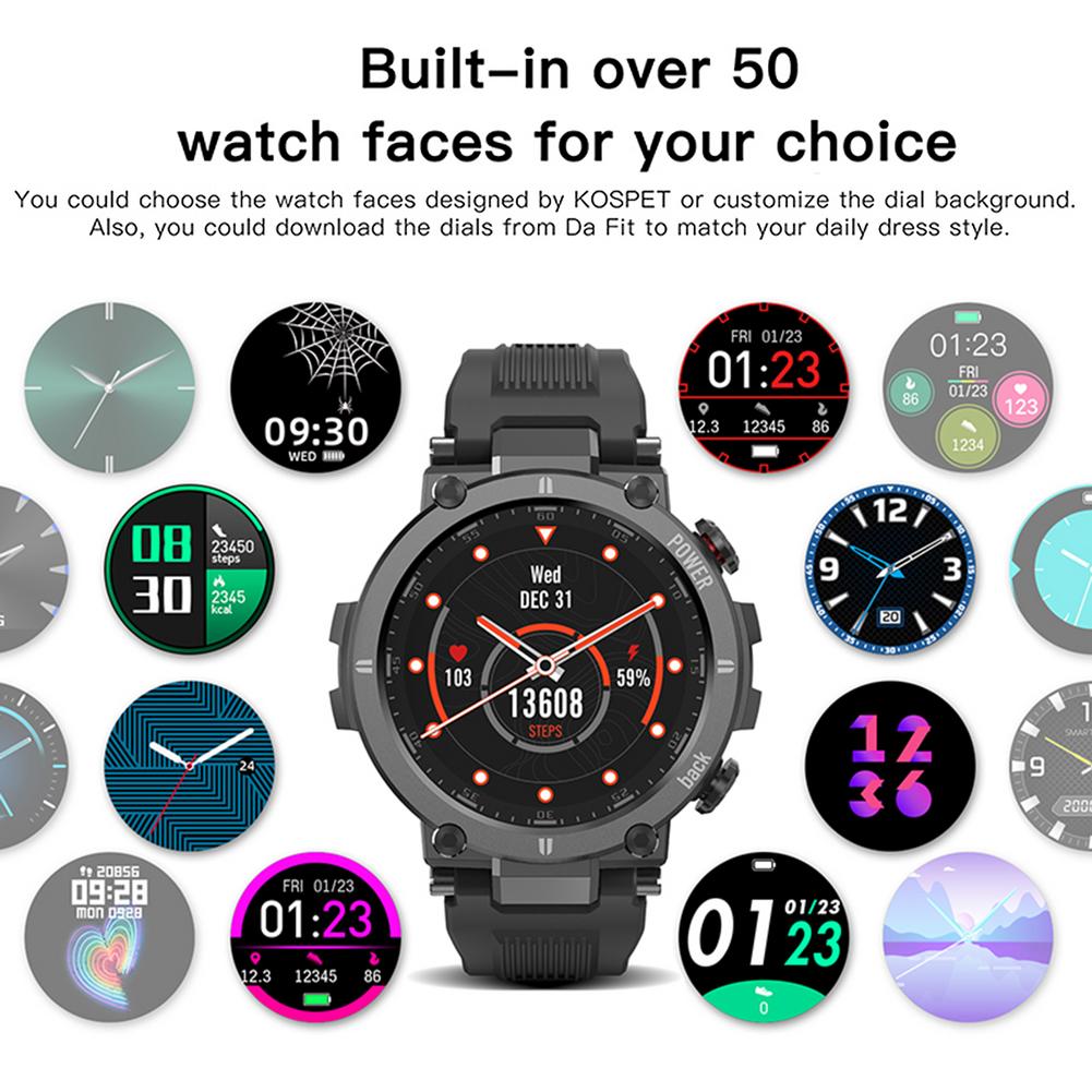Smart Watch Men Women Heart Rate Monitor IP68waterproof Fitness Tracker Smart Clock Multi UI Dials Smartwatch For KOSPET Raptor Smart Watch Men Women Heart Rate Monitor IP68waterproof Fitness Tracker Smart Clock Multi UI Dials Smartwatch For KOSPET Raptor