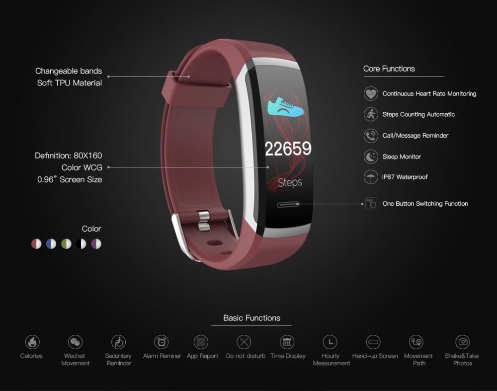 Letike Smart Watch Men Waterproof IP67 Smartwatch Women Heart Rate Monitor Fitness Tracker Watch Stopwatch Sport For Android IOS Letike Smart Watch Men Waterproof IP67 Smartwatch Women Heart Rate Monitor Fitness Tracker Watch Stopwatch Sport For Android IOS
