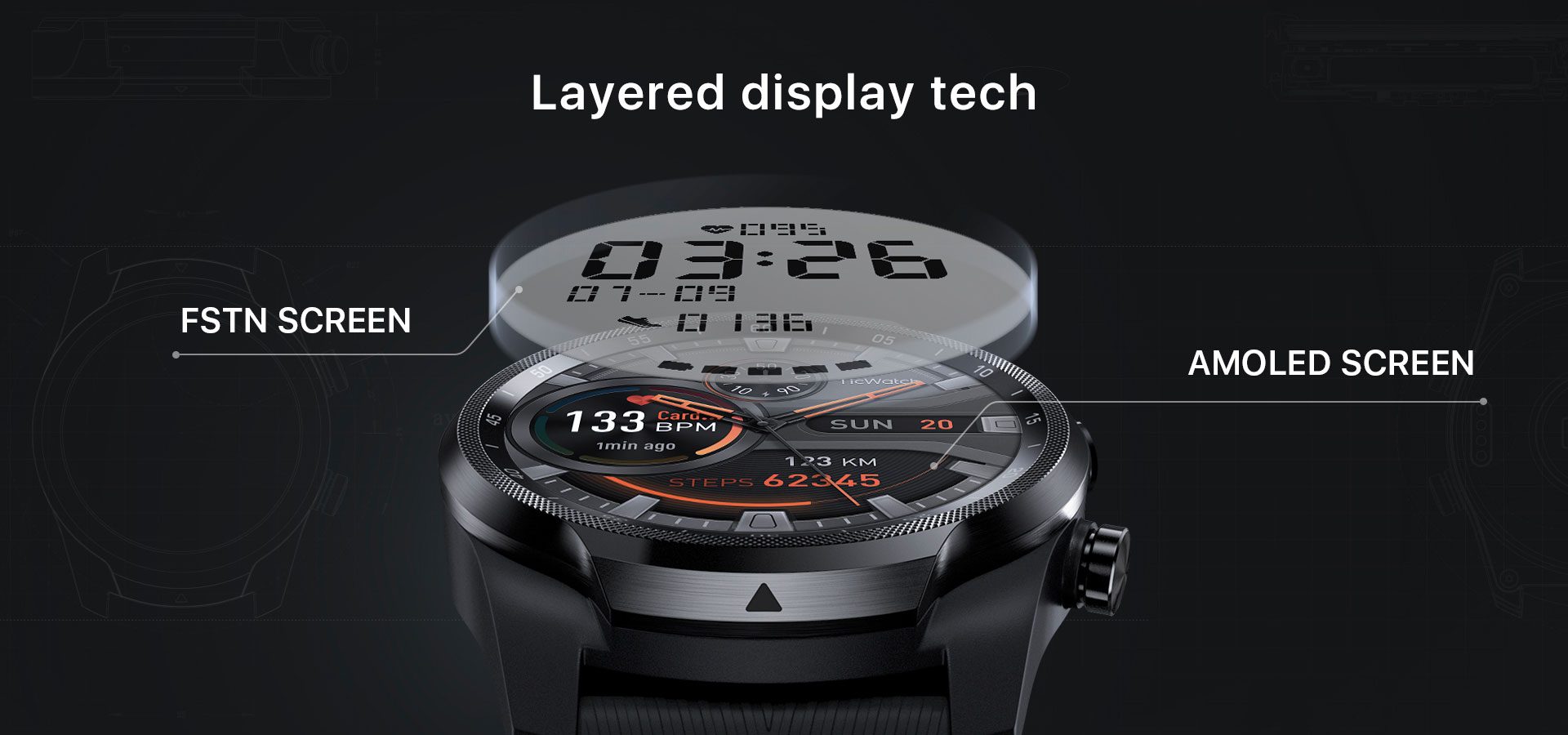 TicWatch Pro 4G/LTE US-Verizon Smartwatch for Men 1GB RAM Sleep Tracking Swim-Ready IP68 Waterproof Watch NFC Long Battery Life TicWatch Pro 4G/LTE US-Verizon Smartwatch for Men 1GB RAM Sleep Tracking Swim-Ready IP68 Waterproof Watch NFC Long Battery Life