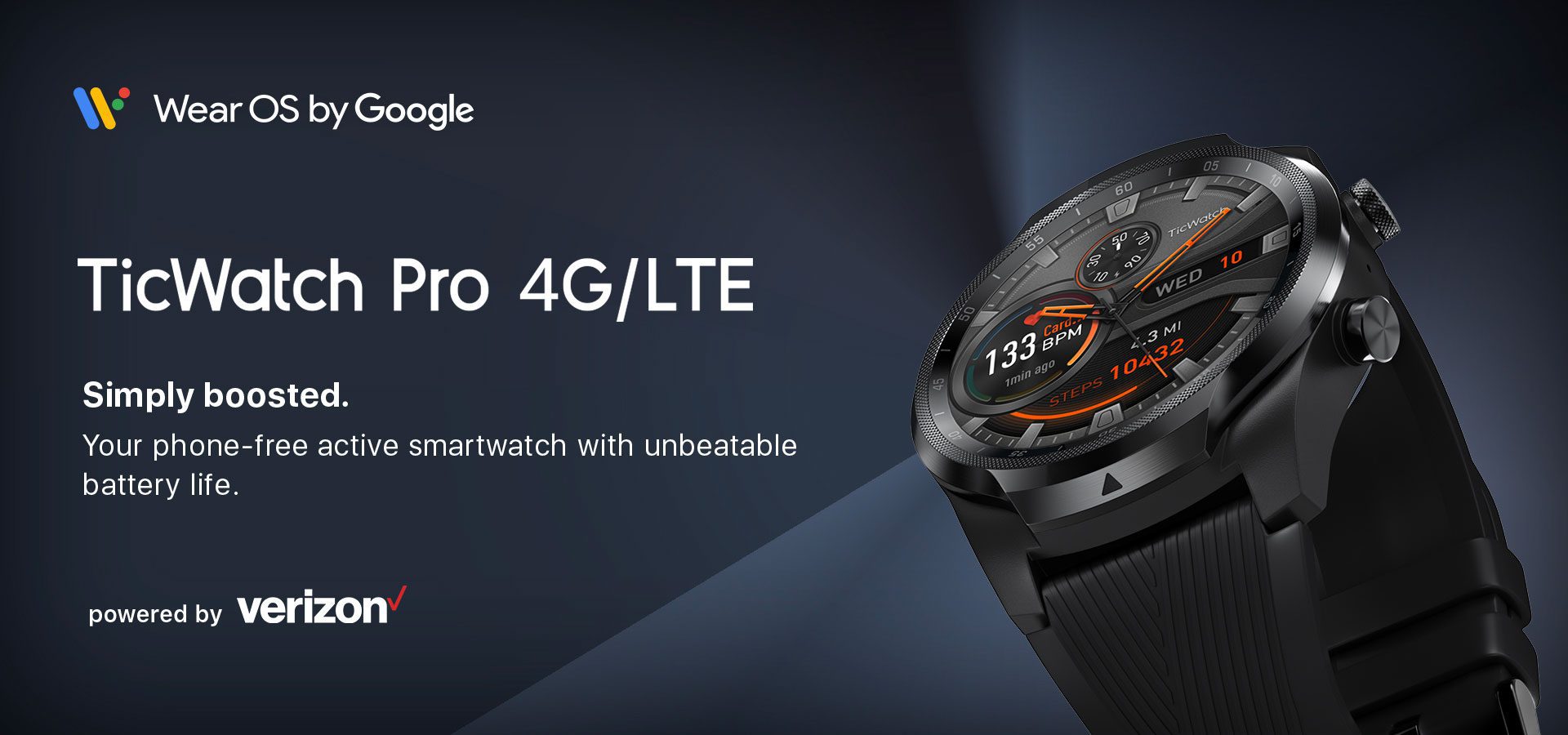 TicWatch Pro 4G/LTE US-Verizon Smartwatch for Men 1GB RAM Sleep Tracking Swim-Ready IP68 Waterproof Watch NFC Long Battery Life TicWatch Pro 4G/LTE US-Verizon Smartwatch for Men 1GB RAM Sleep Tracking Swim-Ready IP68 Waterproof Watch NFC Long Battery Life