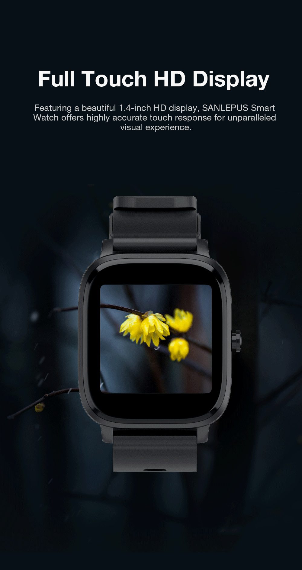 SANLEPUS Full screen touch Smart Watch Wristband Men Women Sport Watch Face Heart Rate Monitor Sleep Monitor IP67 Smartwatch SANLEPUS Full screen touch Smart Watch Wristband Men Women Sport Watch Face Heart Rate Monitor Sleep Monitor IP67 Smartwatch