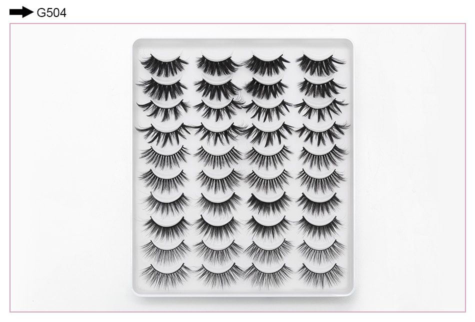 5/8/20 Pairs 3D Mink Lashes Natural False Eyelashes Dramatic Volume Fake Lashes Makeup Eyelash Extension Silk Handmade Eyelashes 5/8/20 Pairs 3D Mink Lashes Natural False Eyelashes Dramatic Volume Fake Lashes Makeup Eyelash Extension Silk Handmade Eyelashes