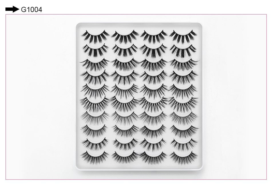 5/8/20 Pairs 3D Mink Lashes Natural False Eyelashes Dramatic Volume Fake Lashes Makeup Eyelash Extension Silk Handmade Eyelashes 5/8/20 Pairs 3D Mink Lashes Natural False Eyelashes Dramatic Volume Fake Lashes Makeup Eyelash Extension Silk Handmade Eyelashes