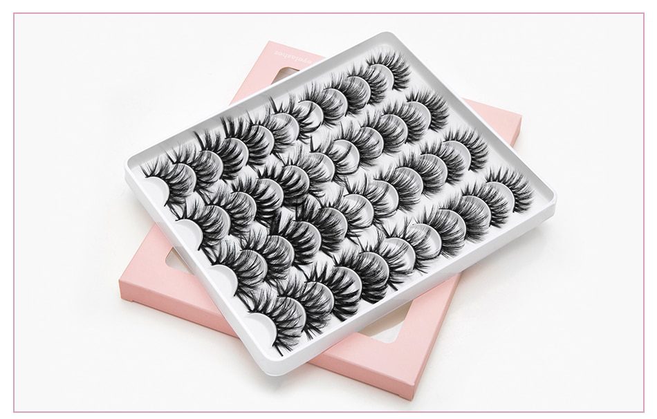 5/8/20 Pairs 3D Mink Lashes Natural False Eyelashes Dramatic Volume Fake Lashes Makeup Eyelash Extension Silk Handmade Eyelashes 5/8/20 Pairs 3D Mink Lashes Natural False Eyelashes Dramatic Volume Fake Lashes Makeup Eyelash Extension Silk Handmade Eyelashes