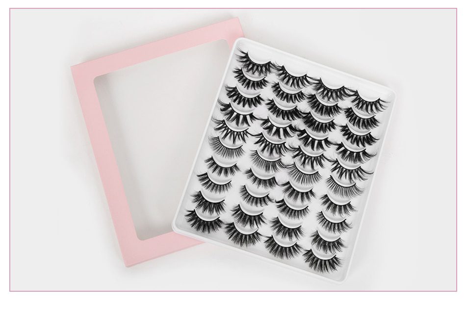5/8/20 Pairs 3D Mink Lashes Natural False Eyelashes Dramatic Volume Fake Lashes Makeup Eyelash Extension Silk Handmade Eyelashes 5/8/20 Pairs 3D Mink Lashes Natural False Eyelashes Dramatic Volume Fake Lashes Makeup Eyelash Extension Silk Handmade Eyelashes