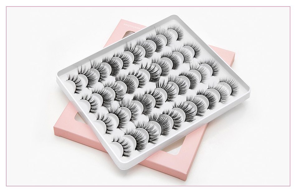 5/8/20 Pairs 3D Mink Lashes Natural False Eyelashes Dramatic Volume Fake Lashes Makeup Eyelash Extension Silk Handmade Eyelashes 5/8/20 Pairs 3D Mink Lashes Natural False Eyelashes Dramatic Volume Fake Lashes Makeup Eyelash Extension Silk Handmade Eyelashes