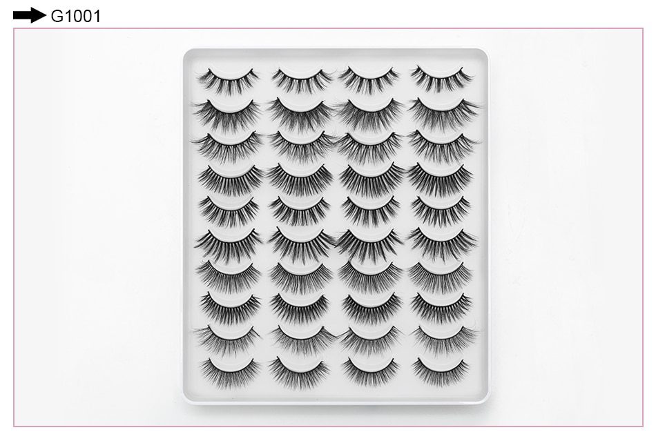 5/8/20 Pairs 3D Mink Lashes Natural False Eyelashes Dramatic Volume Fake Lashes Makeup Eyelash Extension Silk Handmade Eyelashes 5/8/20 Pairs 3D Mink Lashes Natural False Eyelashes Dramatic Volume Fake Lashes Makeup Eyelash Extension Silk Handmade Eyelashes