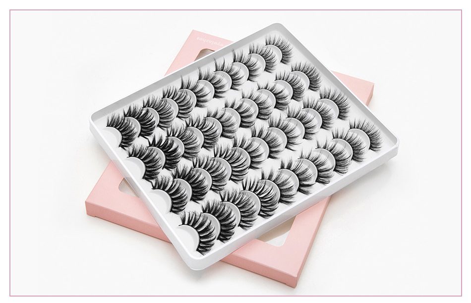 5/8/20 Pairs 3D Mink Lashes Natural False Eyelashes Dramatic Volume Fake Lashes Makeup Eyelash Extension Silk Handmade Eyelashes 5/8/20 Pairs 3D Mink Lashes Natural False Eyelashes Dramatic Volume Fake Lashes Makeup Eyelash Extension Silk Handmade Eyelashes