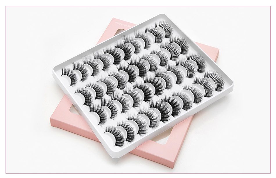 5/8/20 Pairs 3D Mink Lashes Natural False Eyelashes Dramatic Volume Fake Lashes Makeup Eyelash Extension Silk Handmade Eyelashes 5/8/20 Pairs 3D Mink Lashes Natural False Eyelashes Dramatic Volume Fake Lashes Makeup Eyelash Extension Silk Handmade Eyelashes