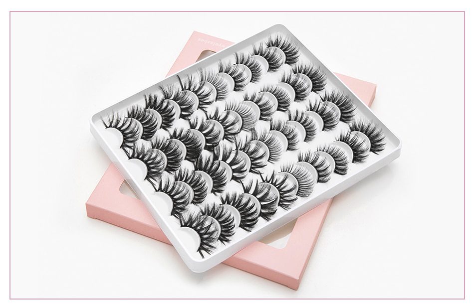 5/8/20 Pairs 3D Mink Lashes Natural False Eyelashes Dramatic Volume Fake Lashes Makeup Eyelash Extension Silk Handmade Eyelashes 5/8/20 Pairs 3D Mink Lashes Natural False Eyelashes Dramatic Volume Fake Lashes Makeup Eyelash Extension Silk Handmade Eyelashes