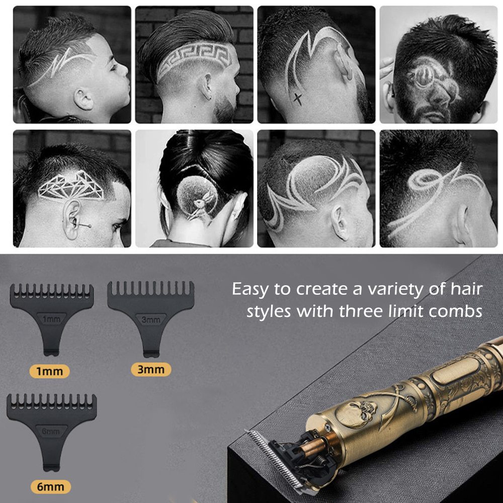 Professional Hair Clippers Barber Haircut Sculpture Cutter Rechargeable Razor Trimmer Adjustable Cordless Edge for Men Professional Hair Clippers Barber Haircut Sculpture Cutter Rechargeable Razor Trimmer Adjustable Cordless Edge for Men