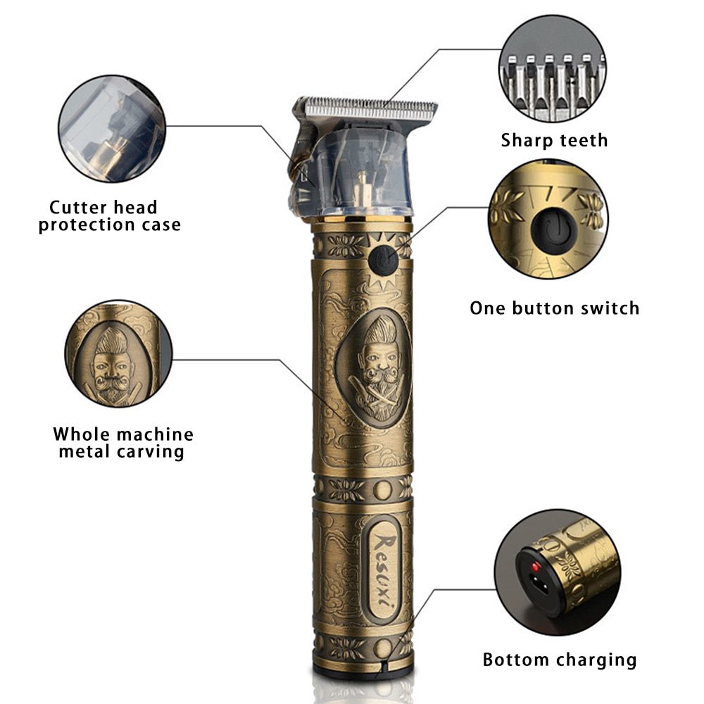Professional Hair Clippers Barber Haircut Sculpture Cutter Rechargeable Razor Trimmer Adjustable Cordless Edge for Men Professional Hair Clippers Barber Haircut Sculpture Cutter Rechargeable Razor Trimmer Adjustable Cordless Edge for Men