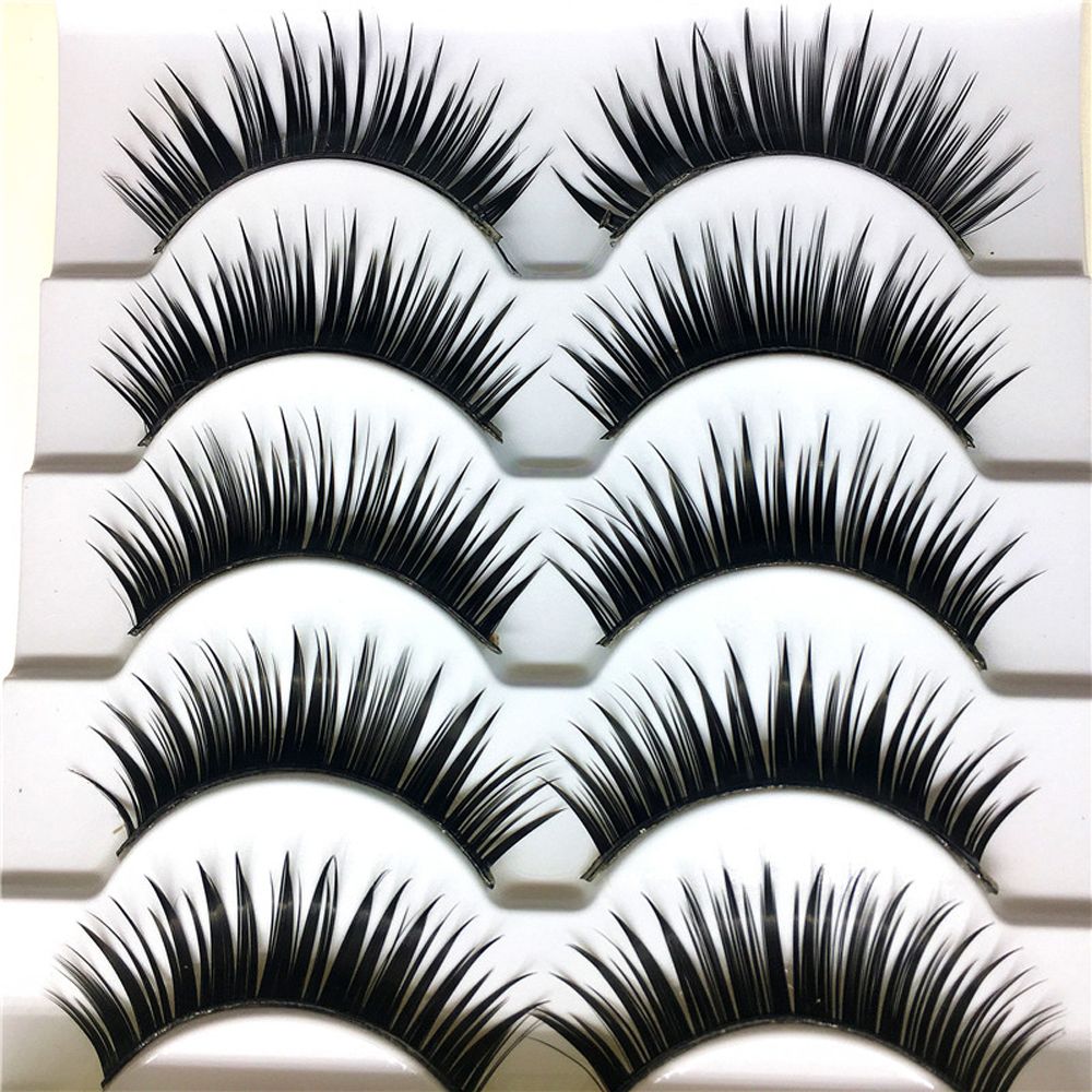 5 Pairs Women Japanese Serious Makeup False Eyelashes Long Thick Natural Beauty Eye Lash Extension DIY Cosmetic Fake Eyelashes 5 Pairs Women Japanese Serious Makeup False Eyelashes Long Thick Natural Beauty Eye Lash Extension DIY Cosmetic Fake Eyelashes