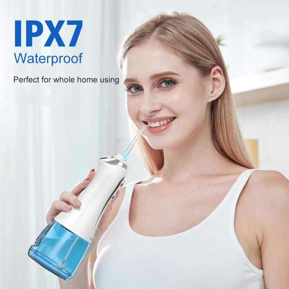 5 Modes Oral Irrigator USB Rechargeable Water Floss Portable Dental Water Flosser Jet 300ml Irrigator Dental Teeth Cleaner+5 Jet 5 Modes Oral Irrigator USB Rechargeable Water Floss Portable Dental Water Flosser Jet 300ml Irrigator Dental Teeth Cleaner+5 Jet