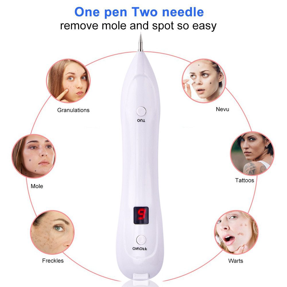 Skin Care Laser Mole Tattoo Freckle Removal Pen LCD Sweep Spot Mole Removing Wart Corns Dark Spot Remover Salon Beauty Machine Skin Care Laser Mole Tattoo Freckle Removal Pen LCD Sweep Spot Mole Removing Wart Corns Dark Spot Remover Salon Beauty Machine