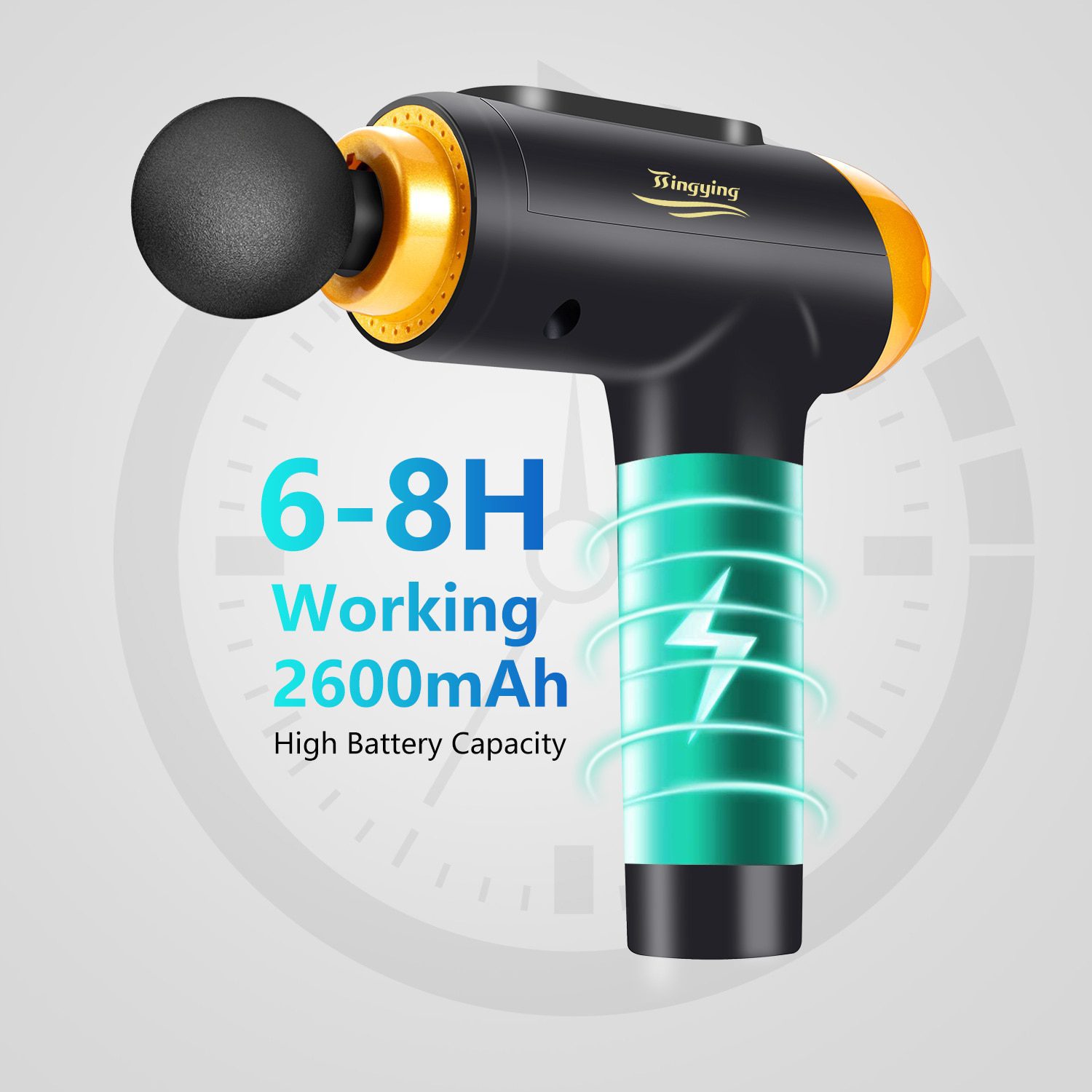 POWCAN Massage Gun Fascia Gun Muscle Relax Massage Electric Massager Fitness Equipment Noise Reduction Design For Male Female POWCAN Massage Gun Fascia Gun Muscle Relax Massage Electric Massager Fitness Equipment Noise Reduction Design For Male Female