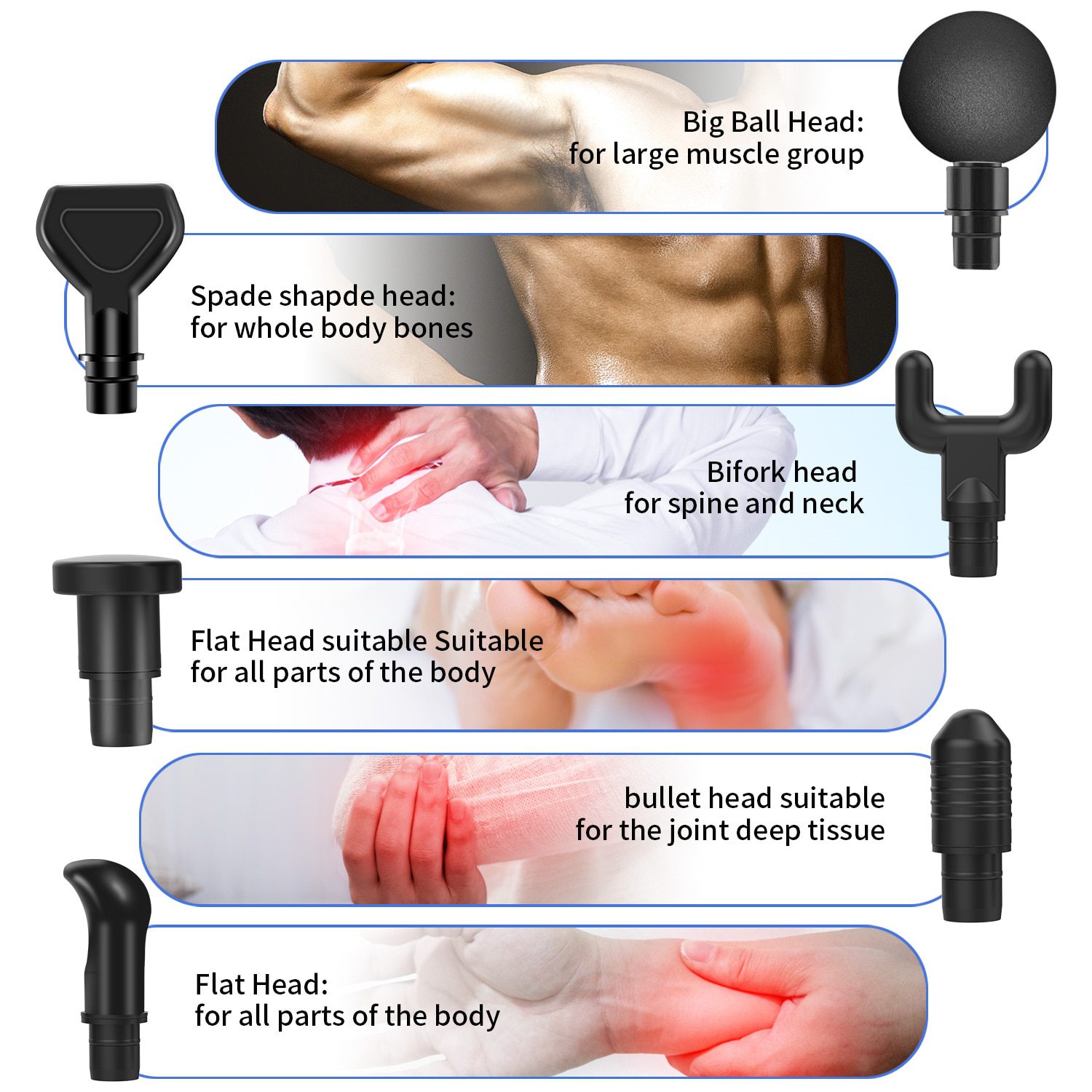 POWCAN Massage Gun Fascia Gun Muscle Relax Massage Electric Massager Fitness Equipment Noise Reduction Design For Male Female POWCAN Massage Gun Fascia Gun Muscle Relax Massage Electric Massager Fitness Equipment Noise Reduction Design For Male Female
