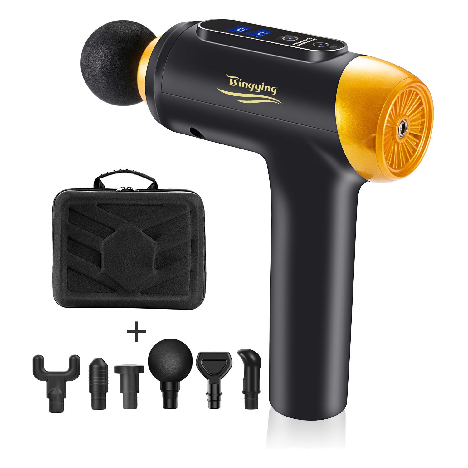 POWCAN Massage Gun Fascia Gun Muscle Relax Massage Electric Massager Fitness Equipment Noise Reduction Design For Male Female POWCAN Massage Gun Fascia Gun Muscle Relax Massage Electric Massager Fitness Equipment Noise Reduction Design For Male Female