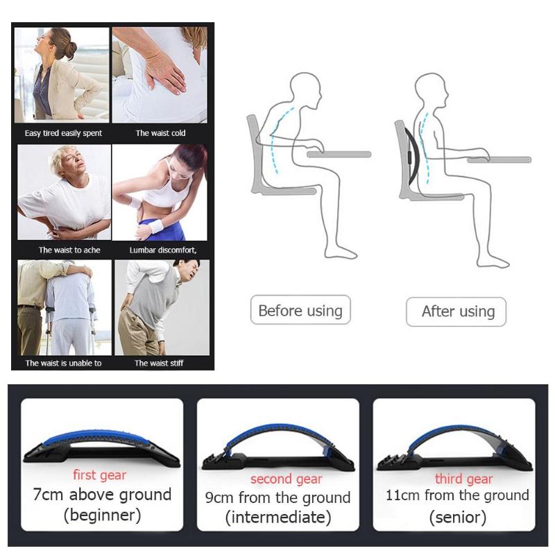 Back Massager Stretcher Equipment Massage Tools Massageador Magic Stretch Fitness Lumbar Support Relaxation Spine Pain Relief Back Massager Stretcher Equipment Massage Tools Massageador Magic Stretch Fitness Lumbar Support Relaxation Spine Pain Relief