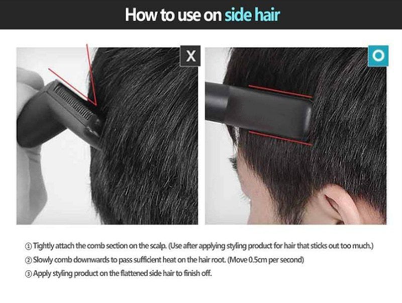 Men Beard Straightener Drop-shipping Fulfillment Hair Straightening Flat Iron Multifunctional Quick Hair Styler Ship from USA