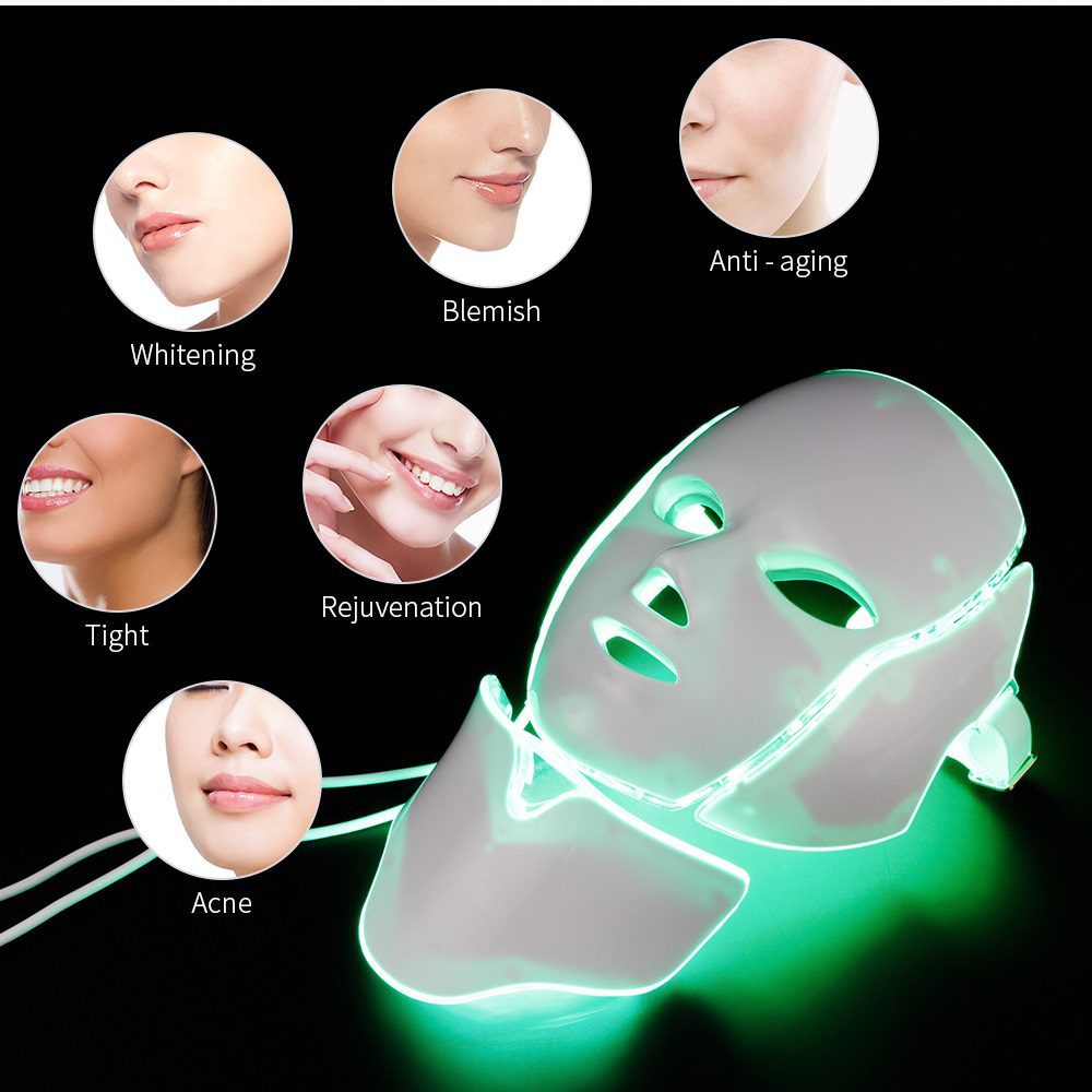 Foreverlily 7 Colors Led Facial Mask Led Korean Photon Therapy Face Mask Machine Light Therapy Acne Mask Neck Beauty Led Mask Foreverlily 7 Colors Led Facial Mask Led Korean Photon Therapy Face Mask Machine Light Therapy Acne Mask Neck Beauty Led Mask