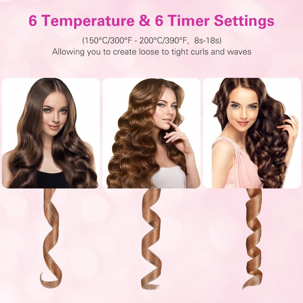 Automatic Hair Curler Auto Ceramic Wireless Curling Iron Hair Waver Tongs Beach Waves Iron Curling Wand Air Curler USB Cordless Automatic Hair Curler Auto Ceramic Wireless Curling Iron Hair Waver Tongs Beach Waves Iron Curling Wand Air Curler USB Cordless