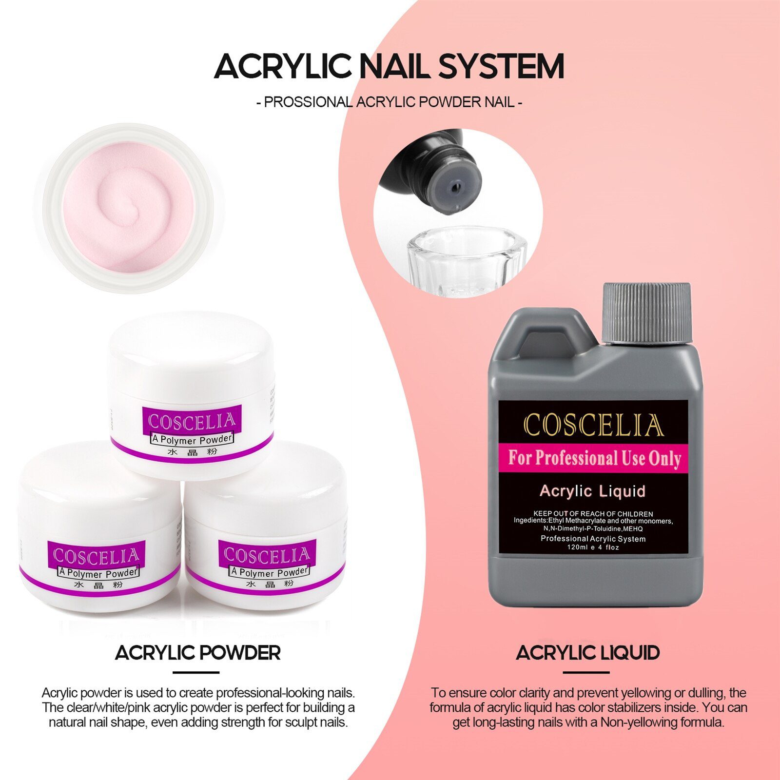 Full Nail Manicure Set Pro Acrylic Kit With Drill Machine Acrylic Liquid Nail Glue Glitter Powder Nail Tips Nail Art Tool Kit Full Nail Manicure Set Pro Acrylic Kit With Drill Machine Acrylic Liquid Nail Glue Glitter Powder Nail Tips Nail Art Tool Kit