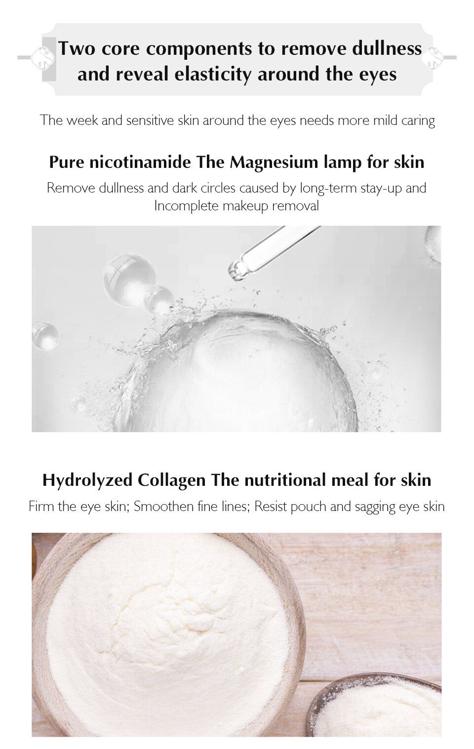 MEIKING Eye Patches 60 Pcs Hyaluronic Acid Nicotinamide Remover Dark Circles Anti-wrinkle Mask Under The Eyes Of Korea MEIKING Eye Patches 60 Pcs Hyaluronic Acid Nicotinamide Remover Dark Circles Anti-wrinkle Mask Under The Eyes Of Korea