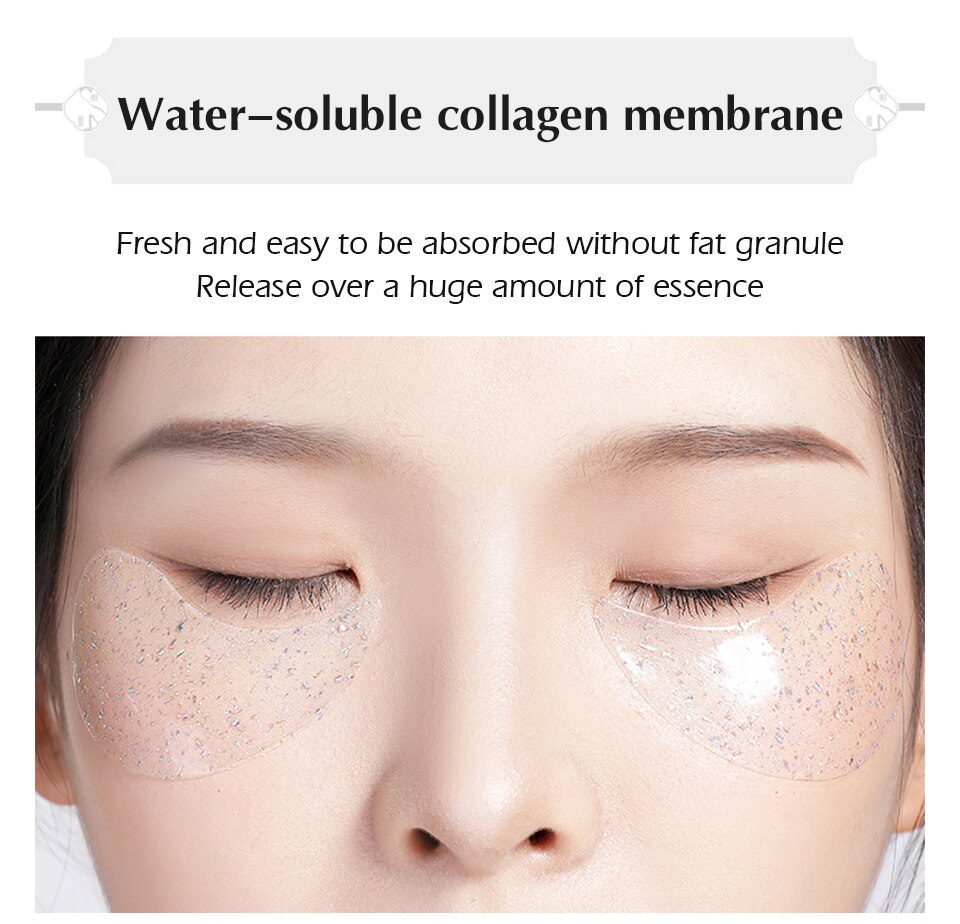 MEIKING Eye Patches 60 Pcs Hyaluronic Acid Nicotinamide Remover Dark Circles Anti-wrinkle Mask Under The Eyes Of Korea MEIKING Eye Patches 60 Pcs Hyaluronic Acid Nicotinamide Remover Dark Circles Anti-wrinkle Mask Under The Eyes Of Korea