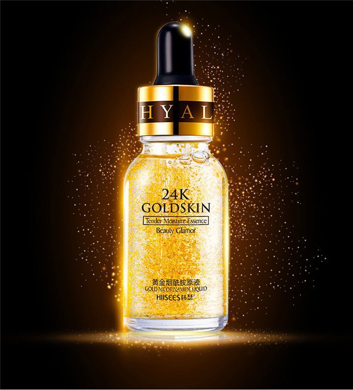 LAIKOU 24k Gold Face Serum Hyaluronic Acid Serum Moisturizer Essence Cream Whitening Day Creams Anti Aging Anti Wrinkle Acne Art