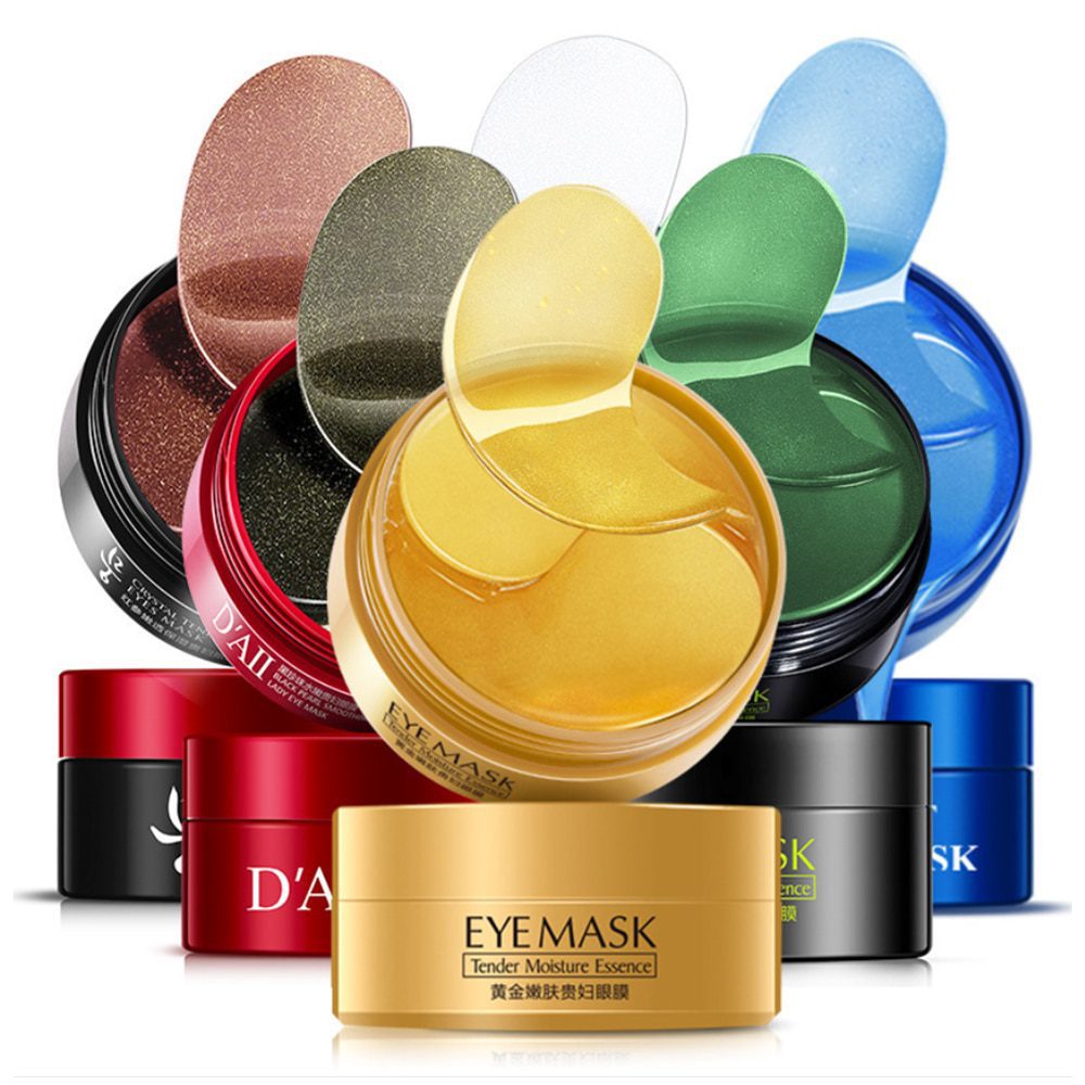 60pcs Hyaluronic Acid Repair Eye Patches Remove Dark Circles Moisturizing Eye Mask Crystal Collagen Gel Mask Eye Skin Care 60pcs Hyaluronic Acid Repair Eye Patches Remove Dark Circles Moisturizing Eye Mask Crystal Collagen Gel Mask Eye Skin Care