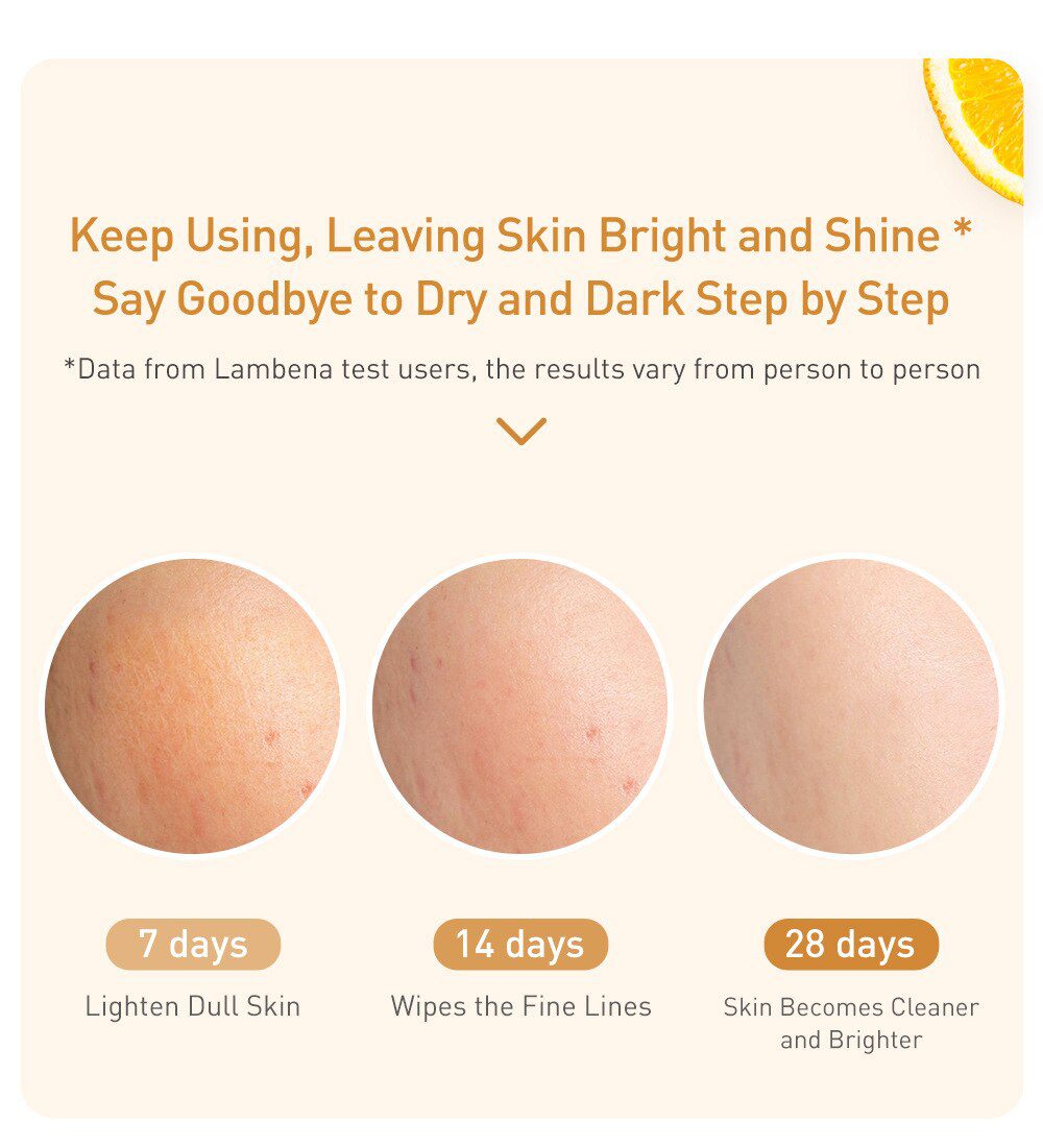 LANBENA Vitamin C Whitening Face Serum Lighten Spots Brightening Facial Skin Essence Fade Dark Spots Remove Freckle Speckle Care LANBENA Vitamin C Whitening Face Serum Lighten Spots Brightening Facial Skin Essence Fade Dark Spots Remove Freckle Speckle Care