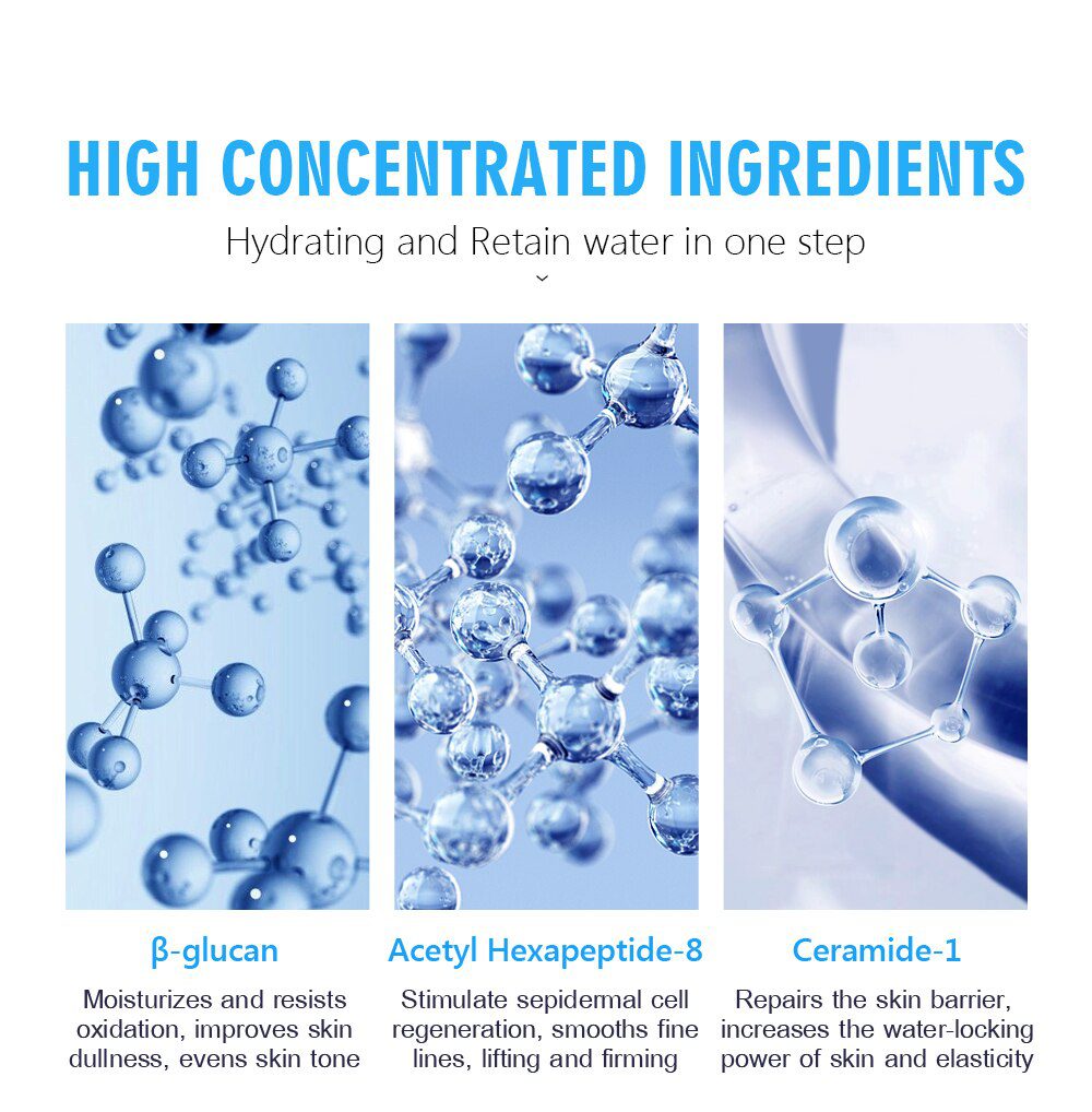 VIBRANT GLAMOUR Hyaluronic Acid Face Serum Moisturizing Shrink Pores Remove Fine Lines Anti-Aging Anti-Wrinkle Deep Care 30ml VIBRANT GLAMOUR Hyaluronic Acid Face Serum Moisturizing Shrink Pores Remove Fine Lines Anti-Aging Anti-Wrinkle Deep Care 30ml