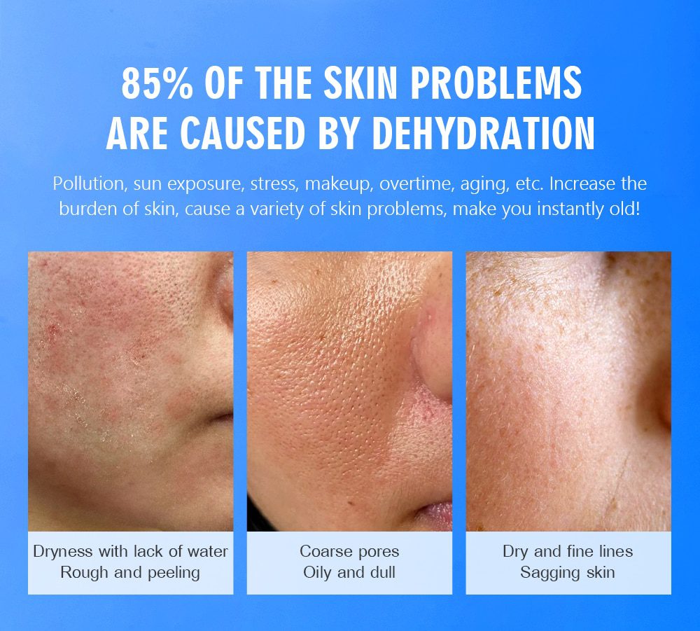 VIBRANT GLAMOUR Hyaluronic Acid Face Serum Moisturizing Shrink Pores Remove Fine Lines Anti-Aging Anti-Wrinkle Deep Care 30ml VIBRANT GLAMOUR Hyaluronic Acid Face Serum Moisturizing Shrink Pores Remove Fine Lines Anti-Aging Anti-Wrinkle Deep Care 30ml