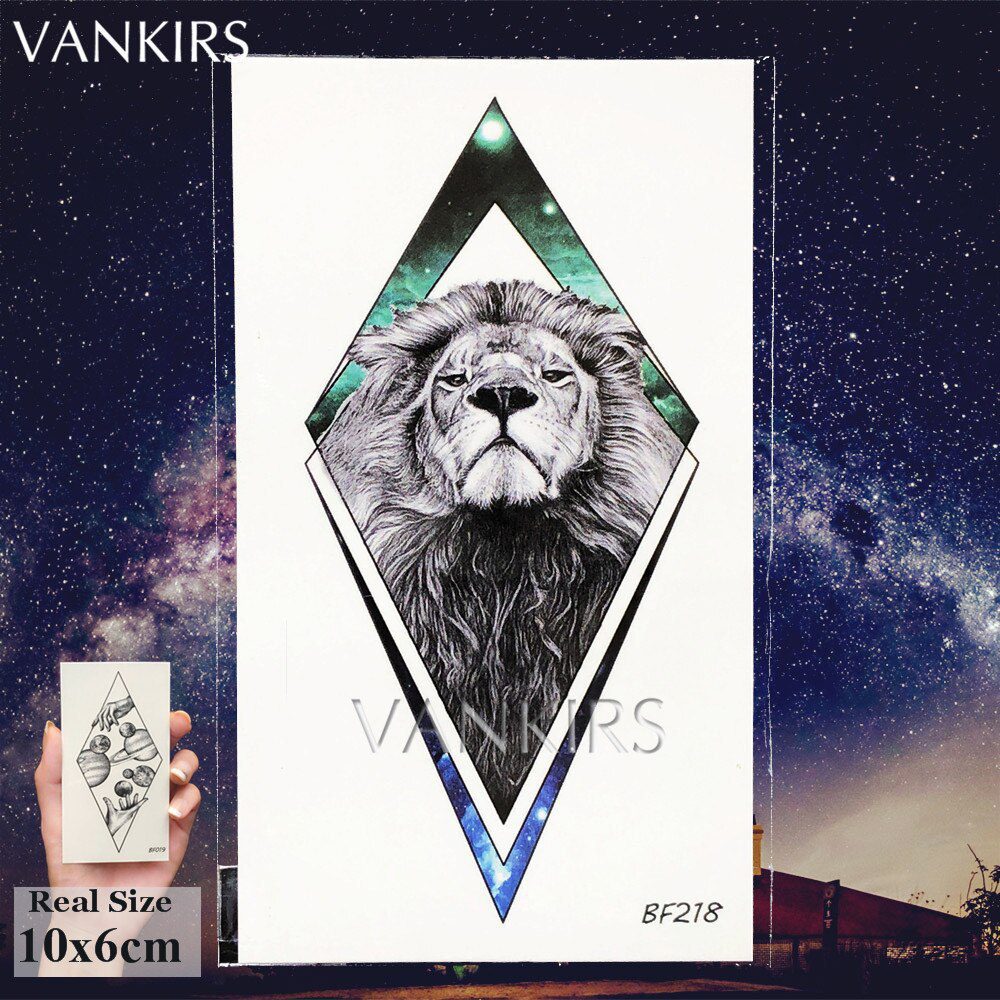 Small Geometric Africa Lion Animals Tribal Tattoos For Men Stickers Body Arm Art Temporary Tattoo Neck Ear Fake Tatoos For Women Small Geometric Africa Lion Animals Tribal Tattoos For Men Stickers Body Arm Art Temporary Tattoo Neck Ear Fake Tatoos For Women