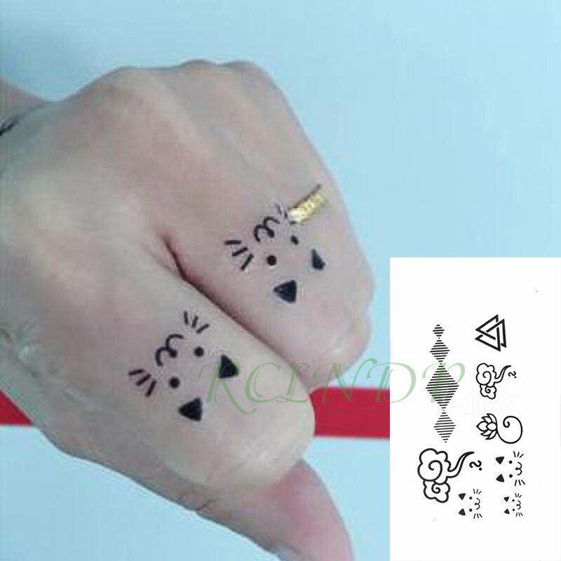 Waterproof Temporary Tattoo sticker on ear finger music note bird stars line streak henna tatto flash tatoo fake for women 24 Waterproof Temporary Tattoo sticker on ear finger music note bird stars line streak henna tatto flash tatoo fake for women 24
