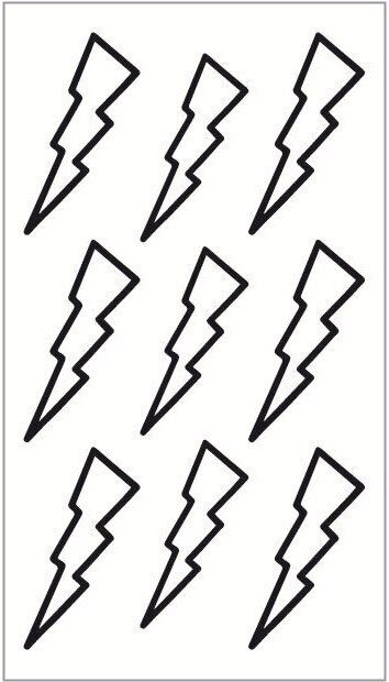 SHNAPIGN Lightning Flash Tattoo Hand Sticker 10.5*6cm Small Waterproof Henna Beauty Temporary Body Sticker Art FREE SHIPPING