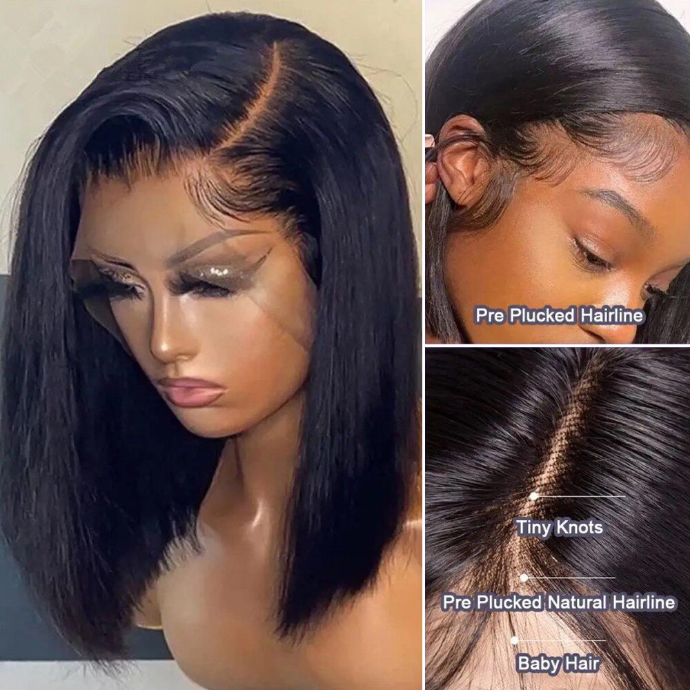 Bob Wig Bone Straight Bob Wig Lace Front Human Hair Wigs For Women HD Transparent Lace Frontal Wig Glueless Wig Human Hair 180% Bob Wig Bone Straight Bob Wig Lace Front Human Hair Wigs For Women HD Transparent Lace Frontal Wig Glueless Wig Human Hair 180%