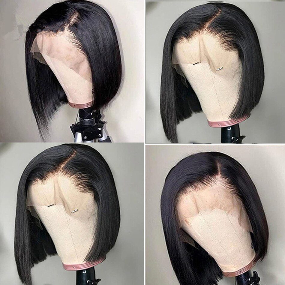 Bob Wig Bone Straight Bob Wig Lace Front Human Hair Wigs For Women HD Transparent Lace Frontal Wig Glueless Wig Human Hair 180% Bob Wig Bone Straight Bob Wig Lace Front Human Hair Wigs For Women HD Transparent Lace Frontal Wig Glueless Wig Human Hair 180%