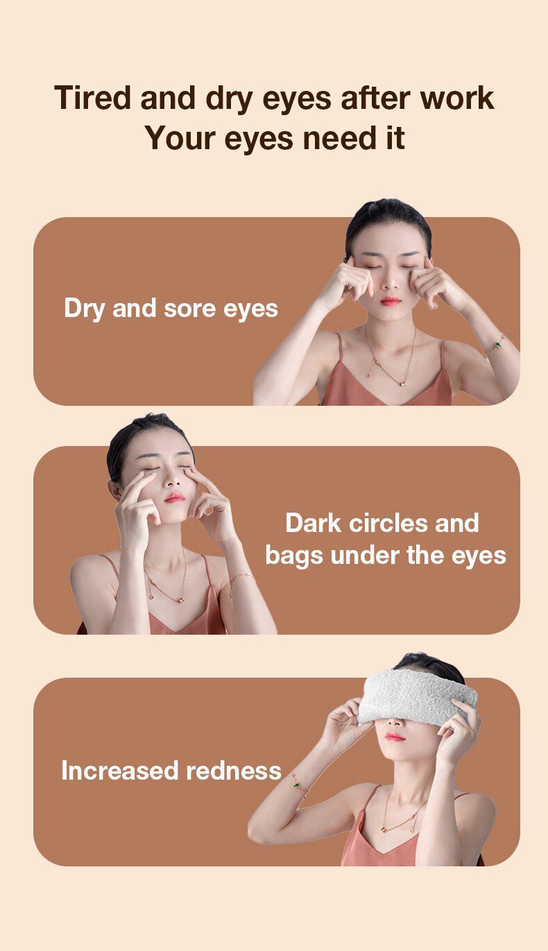 Eye Massager with Heat, Vibration and Bluetooth Music, Smart Massage Eye Mask for Eye Strain, Migraines Relief, Improve Sleep Eye Massager with Heat, Vibration and Bluetooth Music, Smart Massage Eye Mask for Eye Strain, Migraines Relief, Improve Sleep