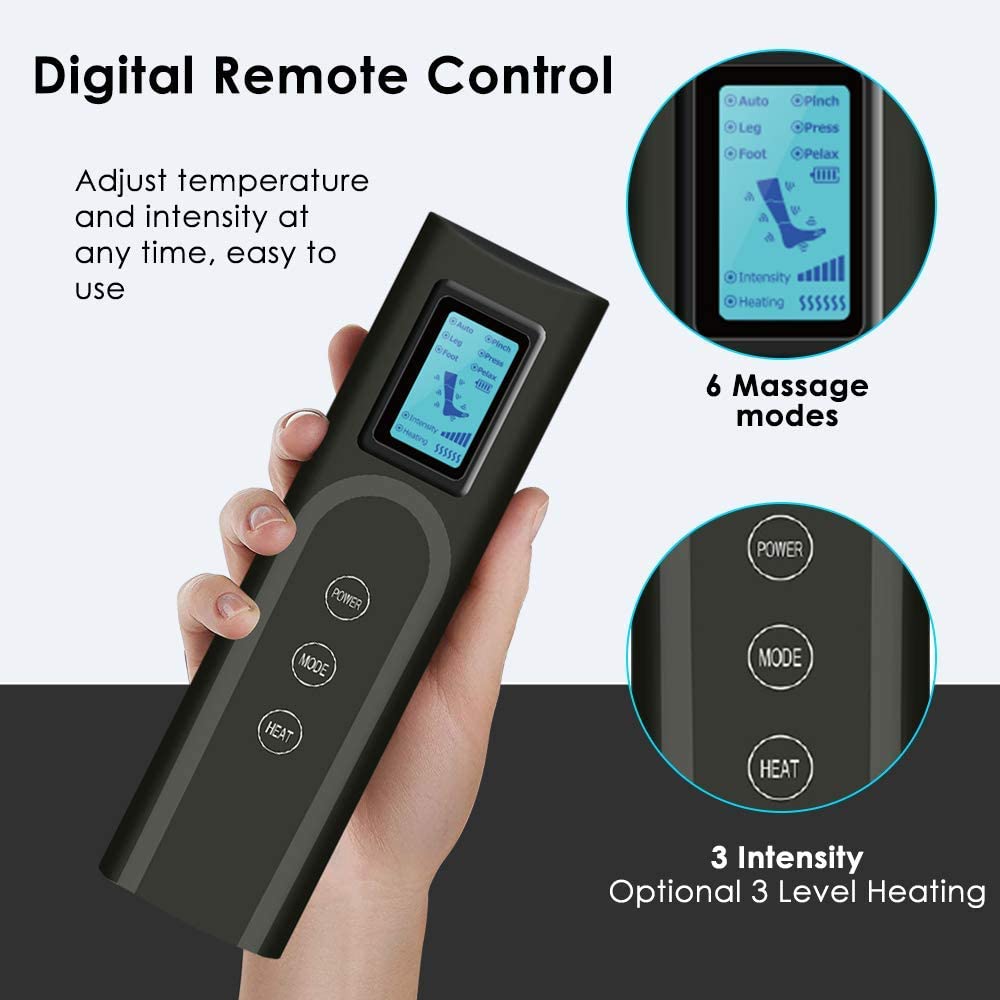 Foot air pressure leg massager promotes blood circulation, body massager, muscle relaxation, lymphatic drainage device 360° Foot air pressure leg massager promotes blood circulation, body massager, muscle relaxation, lymphatic drainage device 360°